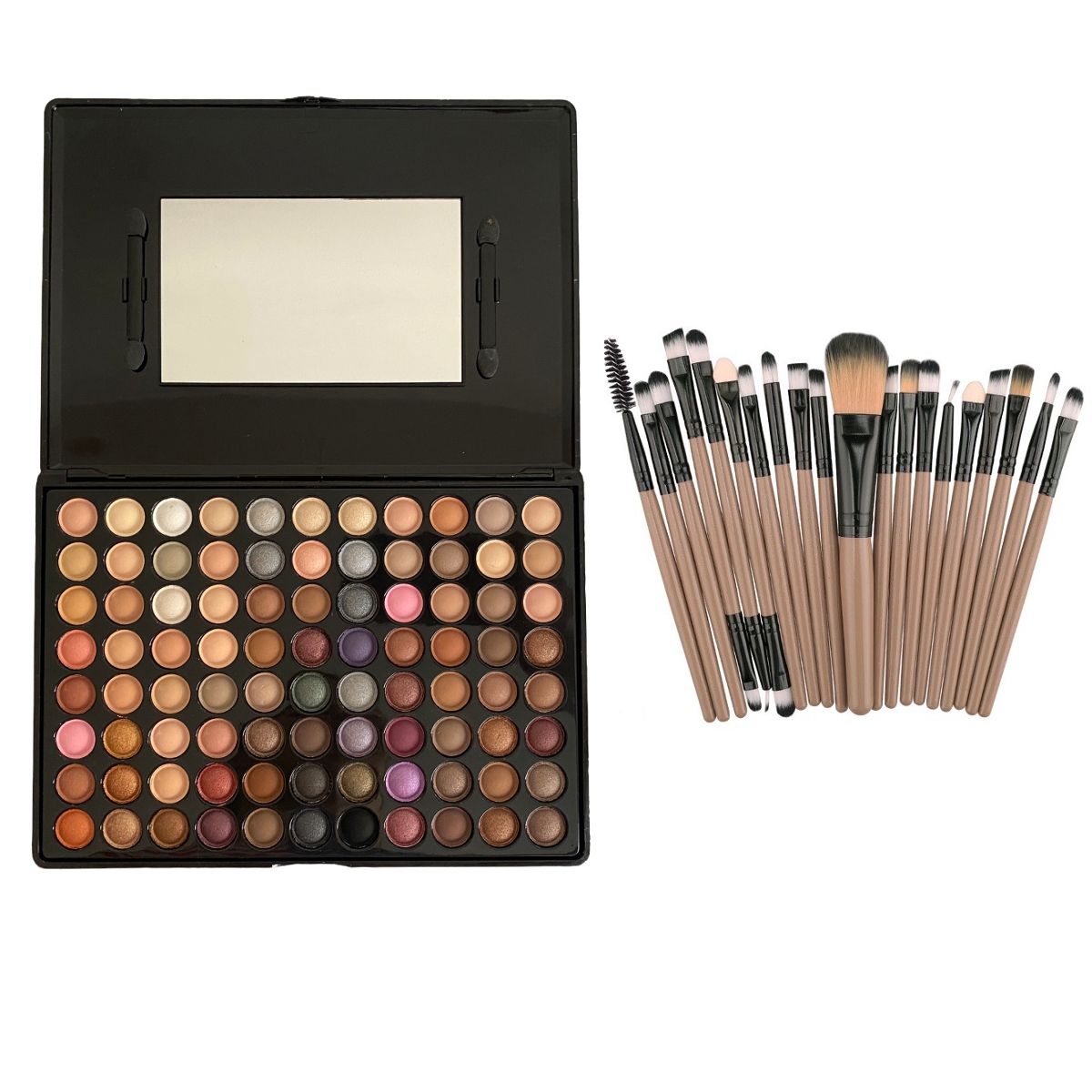 Paleta de sombras online con brochas