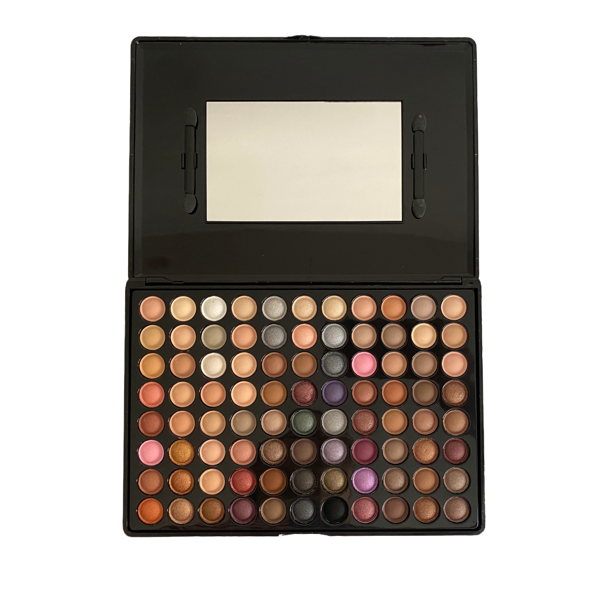 Paleta Sombras 88 Neutros + 20 Brochas Pinceles Maquillaje.