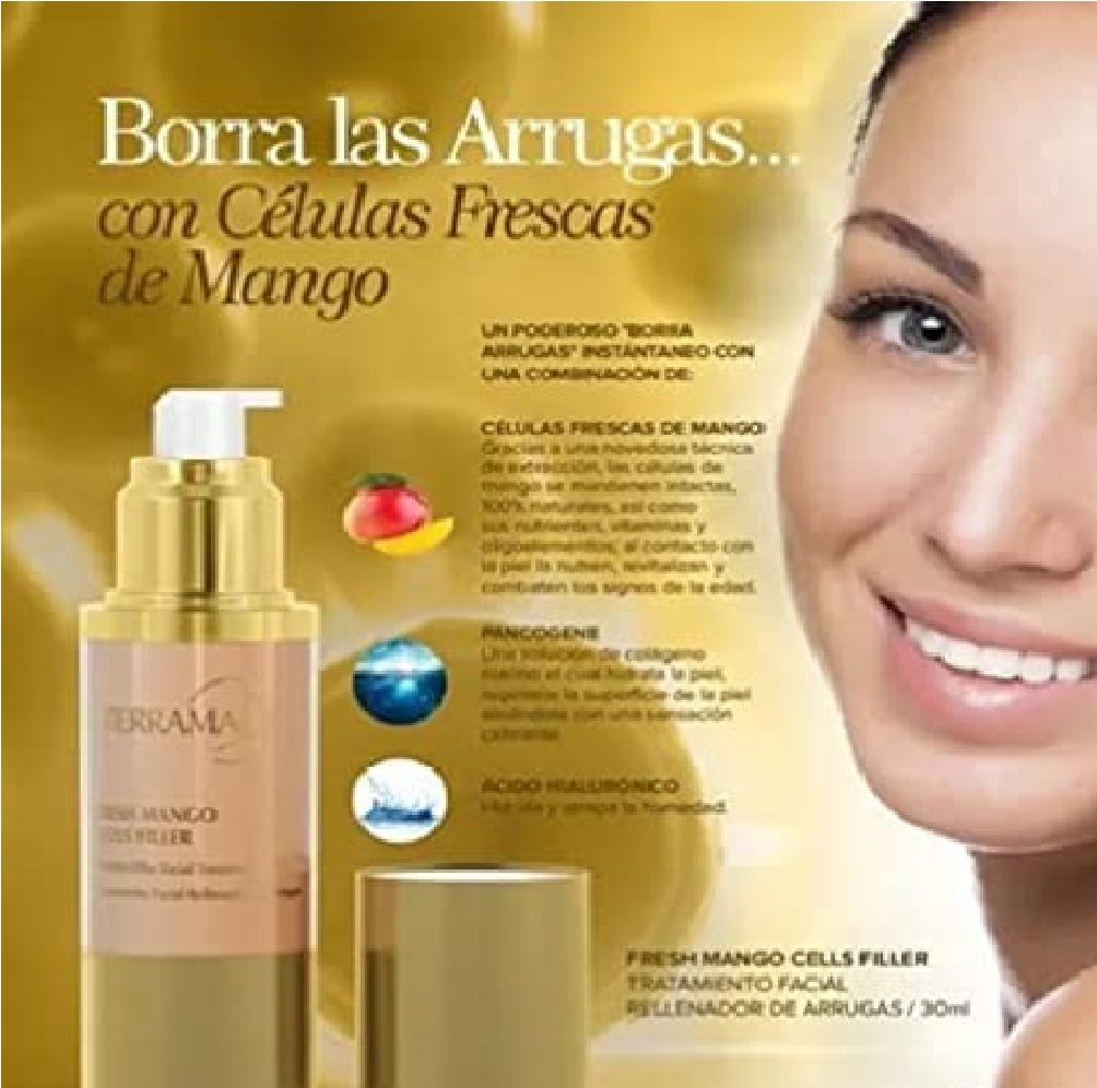 Tratamiento Antiedad Rellenador de Arrugas Terramar Fresh Mango Cells Filler