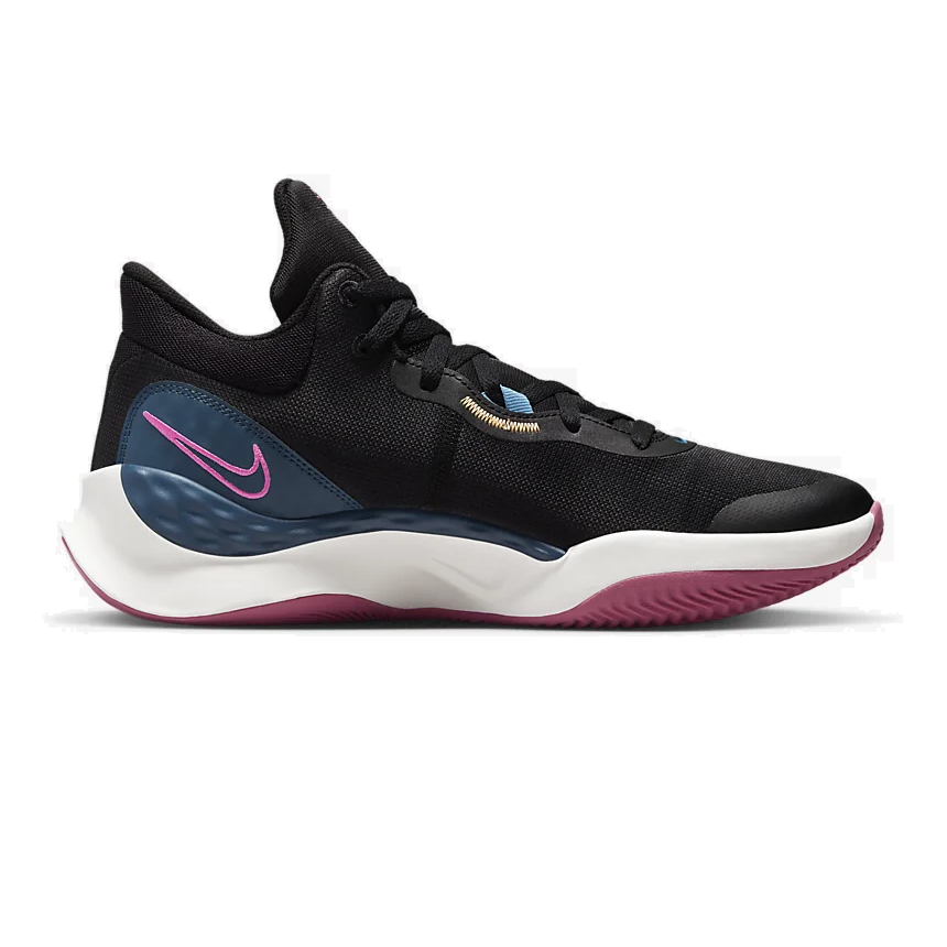 Tenis Nike Renew Elevate lll Negro Basquetbol Talla #30 Hombre