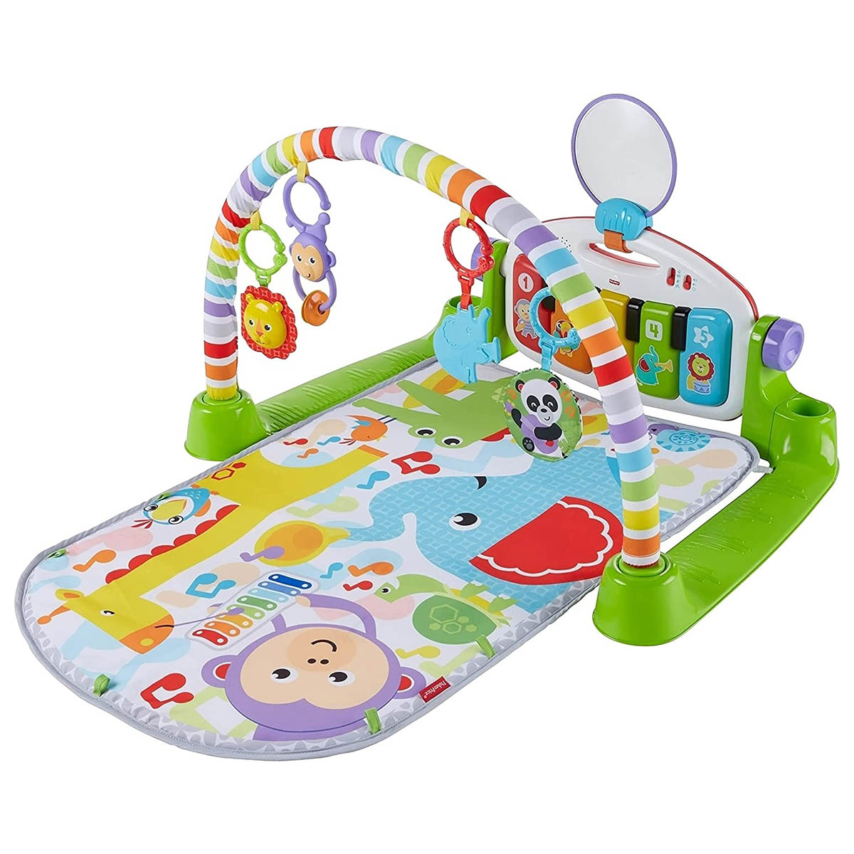 Gimnasio Para Bebe Fisher Price Deluxe Piano Pataditas Musicales FWT21 Verde
