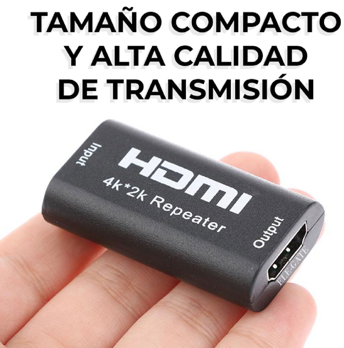 Empate Union Con Repetidor Amplificador Para Cables Hdmi