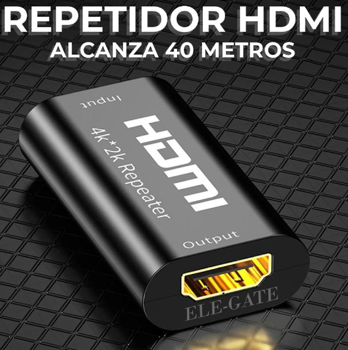 Empate Union Con Repetidor Amplificador Para Cables Hdmi