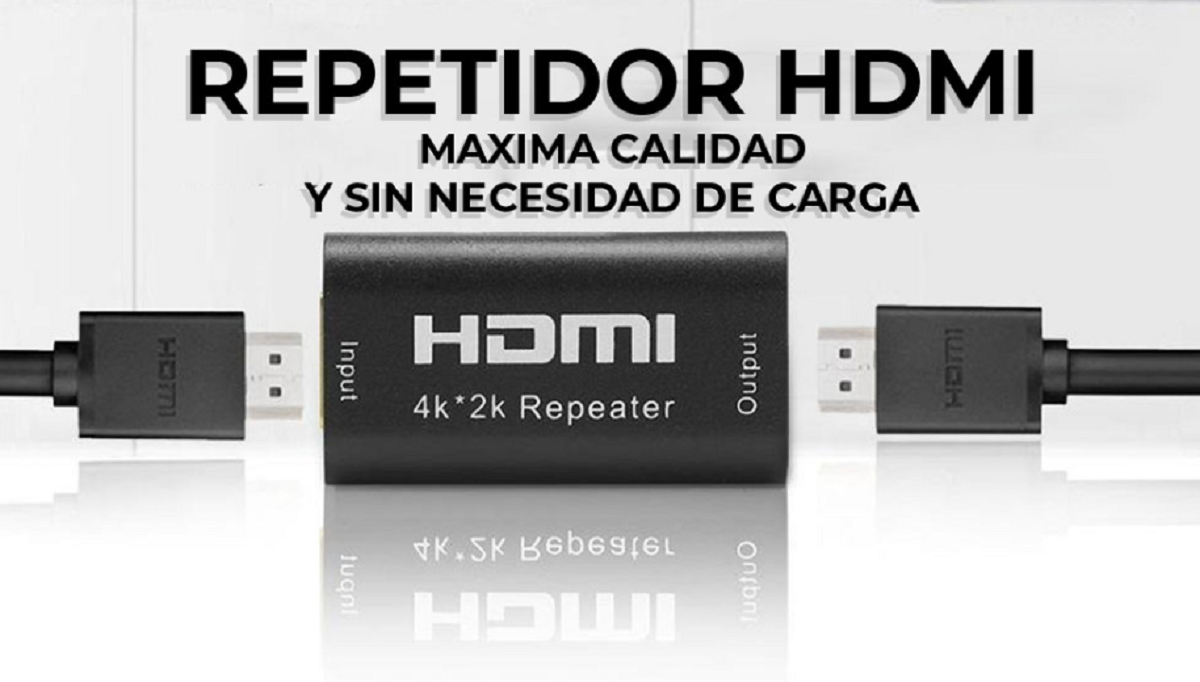 Empate Union Con Repetidor Amplificador Para Cables Hdmi