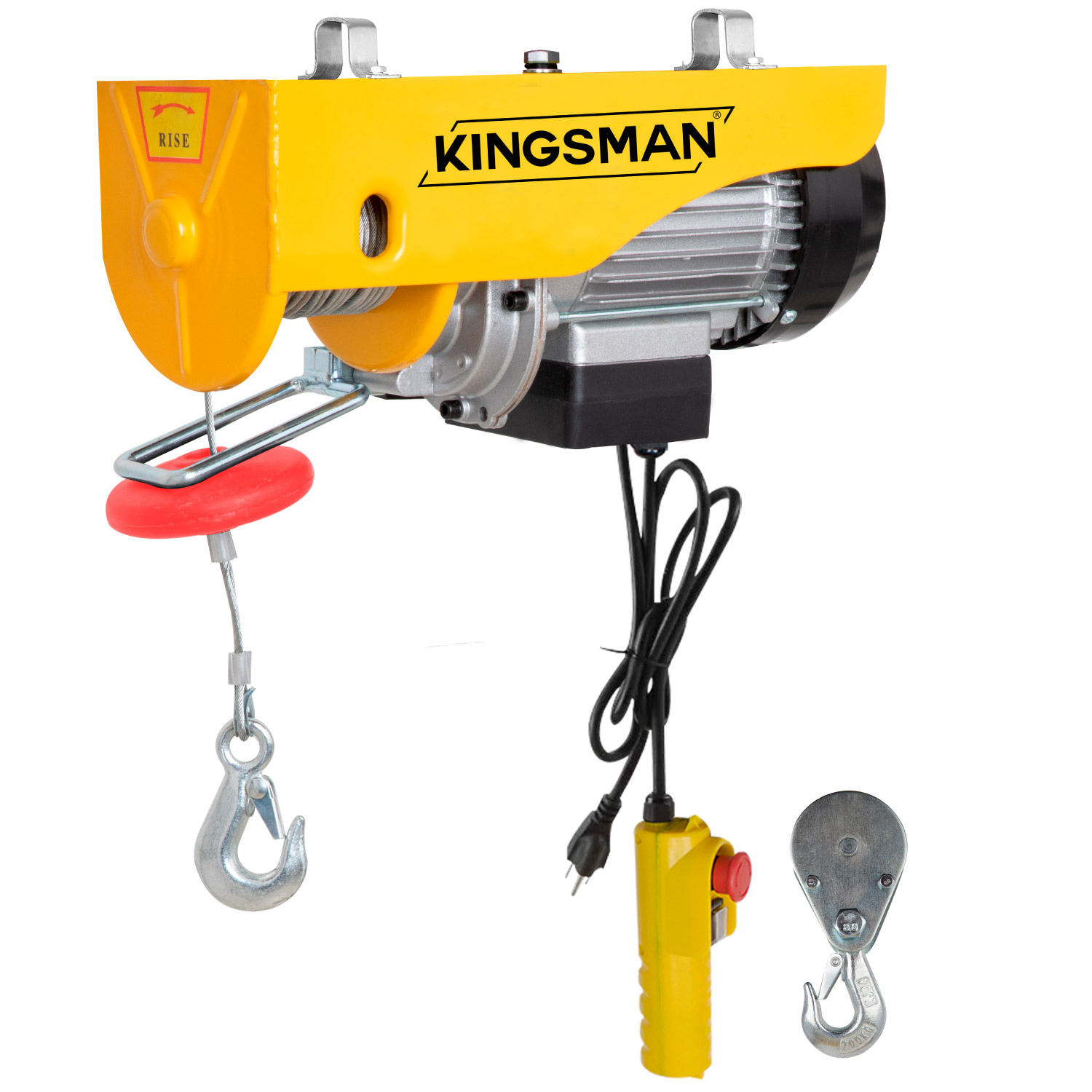 Polipasto Electrico 400-800 Kg 220 V con Cable 20 m 7/32 PA800A Kingsman 