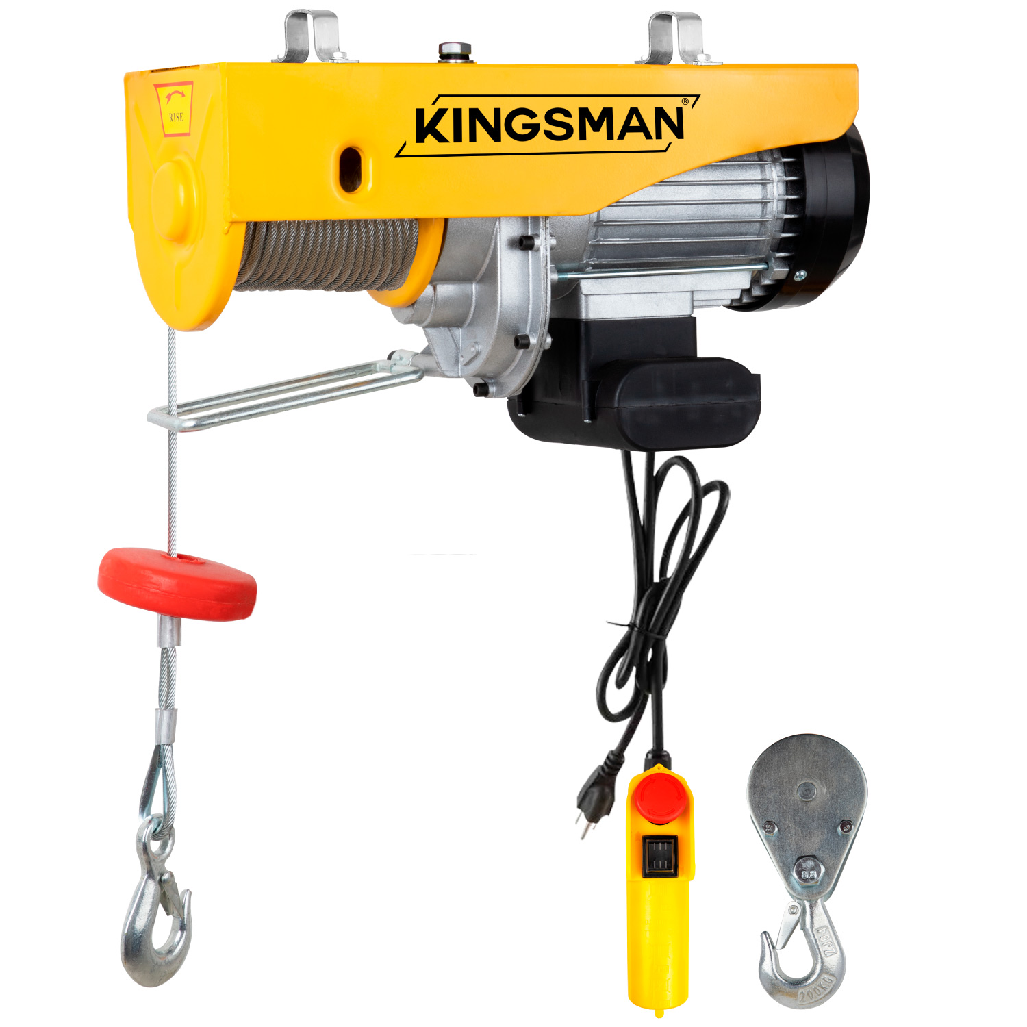 Polipasto Electrico Cable 20m Carga 500 A 1000 Kilos 220v 