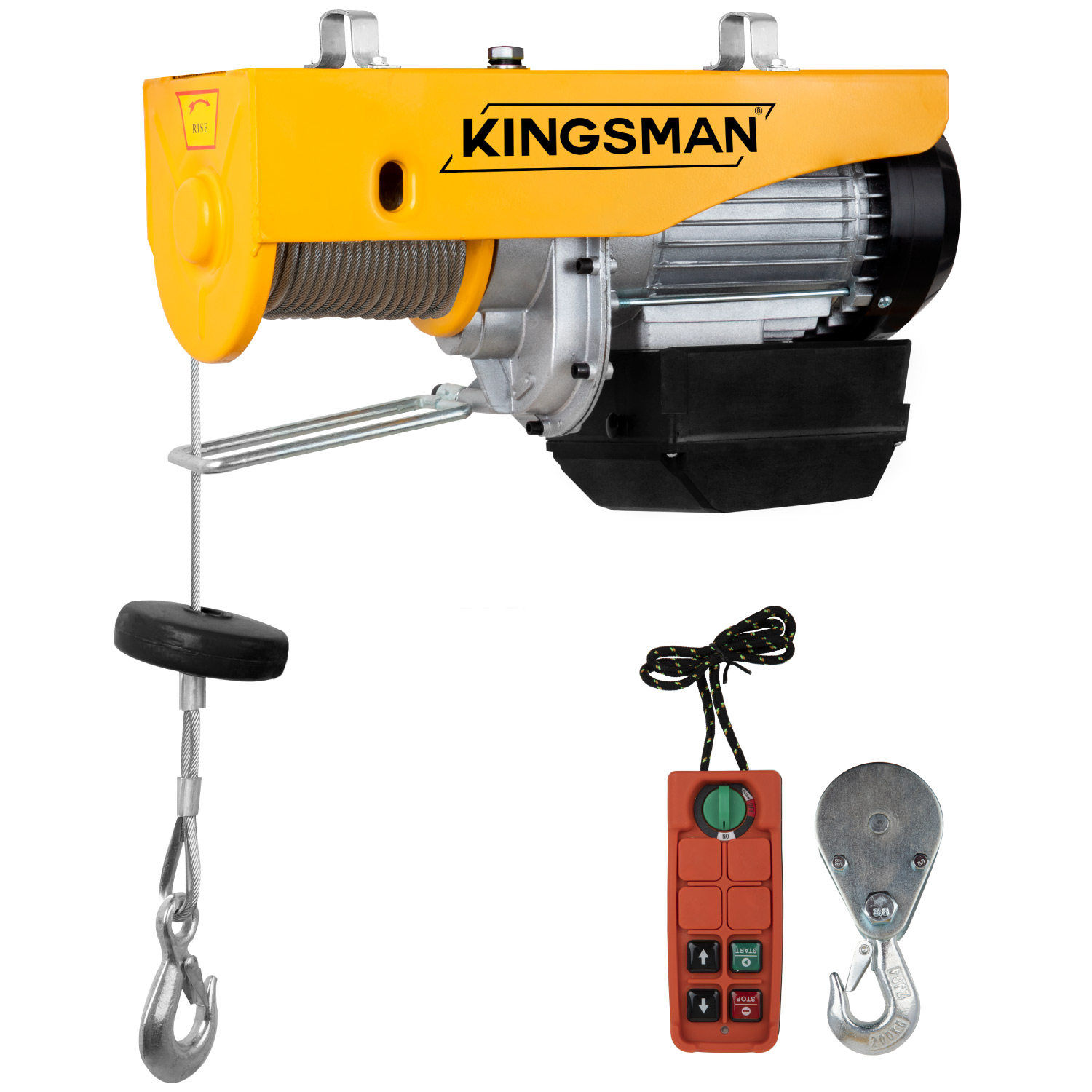 Polipasto Electrico 110v Control Inalambrico 500/1000kg 20m