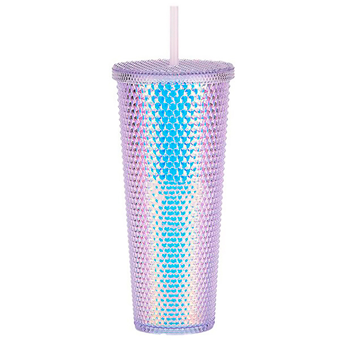 Vaso con tapa y popote Brandtrendy 1 pieza