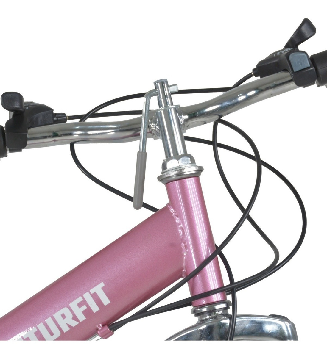 Bicicleta De Montaña Plegable R26 Freno De Disco 21 Vel Rosa