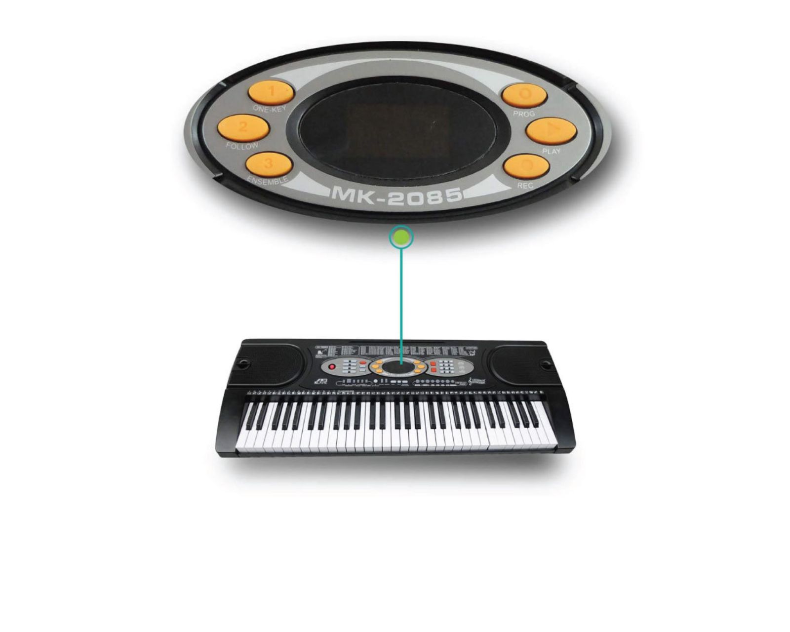 Teclado ELTON MK2085 54 Teclas/200 Timbres/128 Ritmos/USB