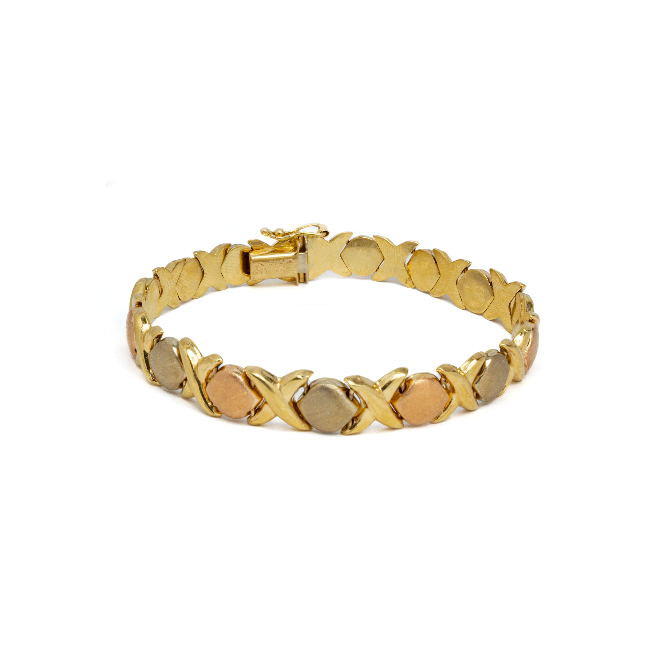 Pulsera Paloma Picasso 3 Oros en Oro 14 Kilates.