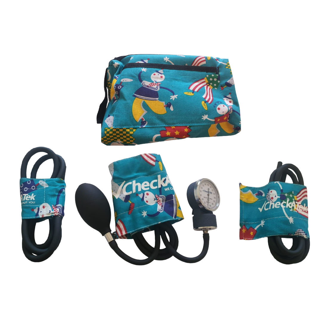 Baumanómetro aneroide pediátrico con 3 brazaletes, Checkatek