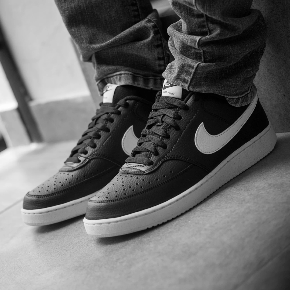 Tenis Casual Nike Court Vision lo NN negro para caballero DH2987-001