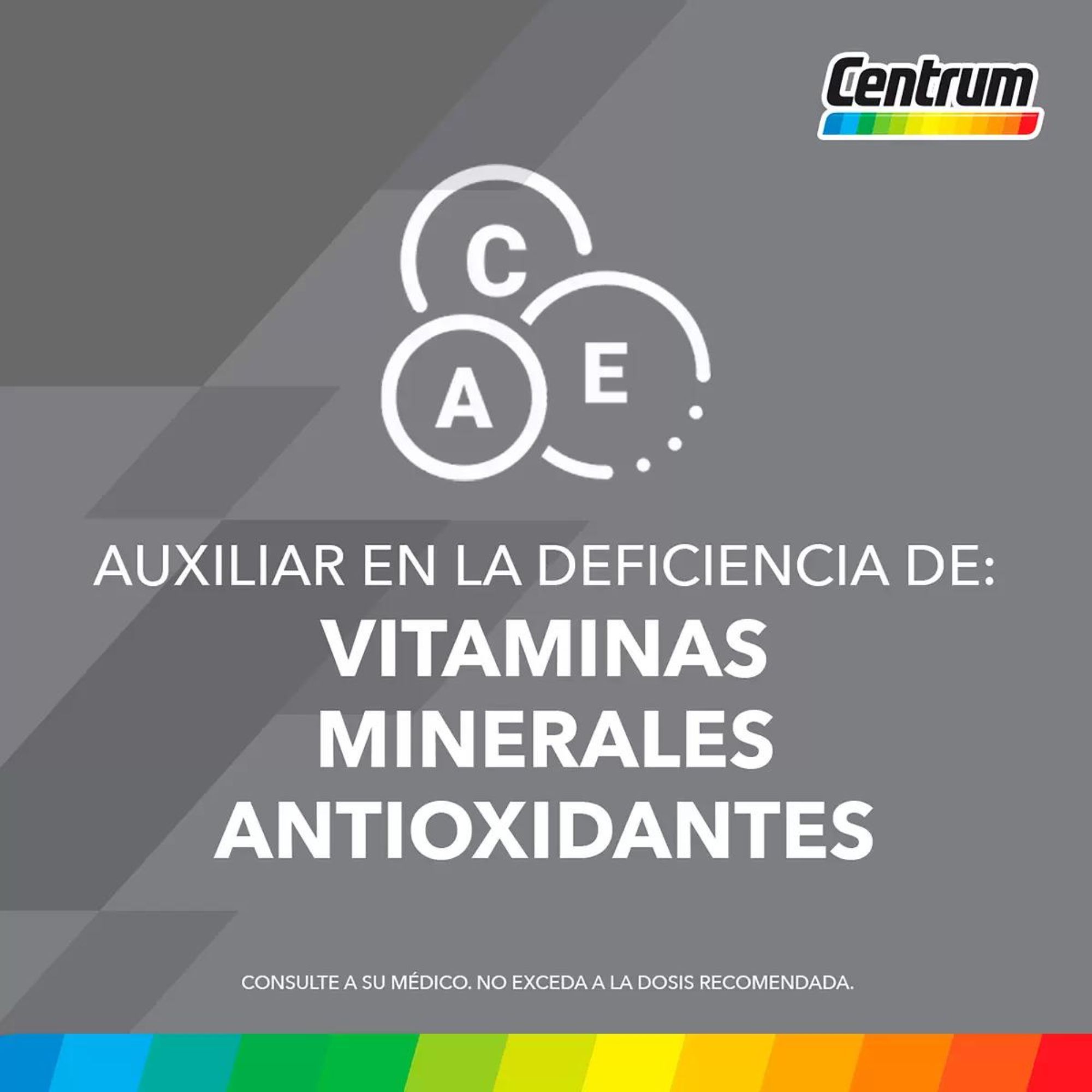Multivitamínico Silver +50 Centrum 2 Pack De 100 Tabs