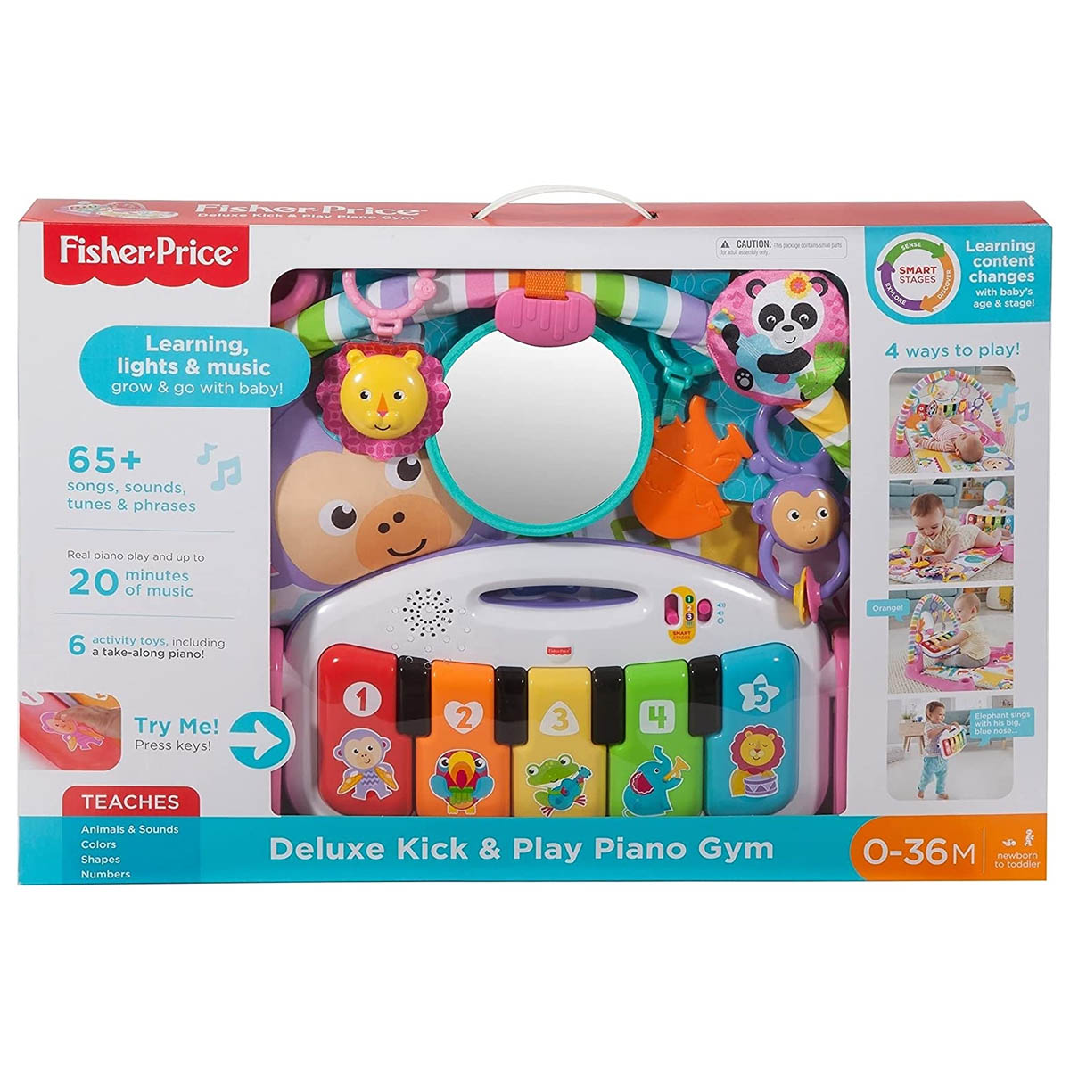 Gimnasio Para Bebe Fisher Price Deluxe Piano Pataditas Musicales
