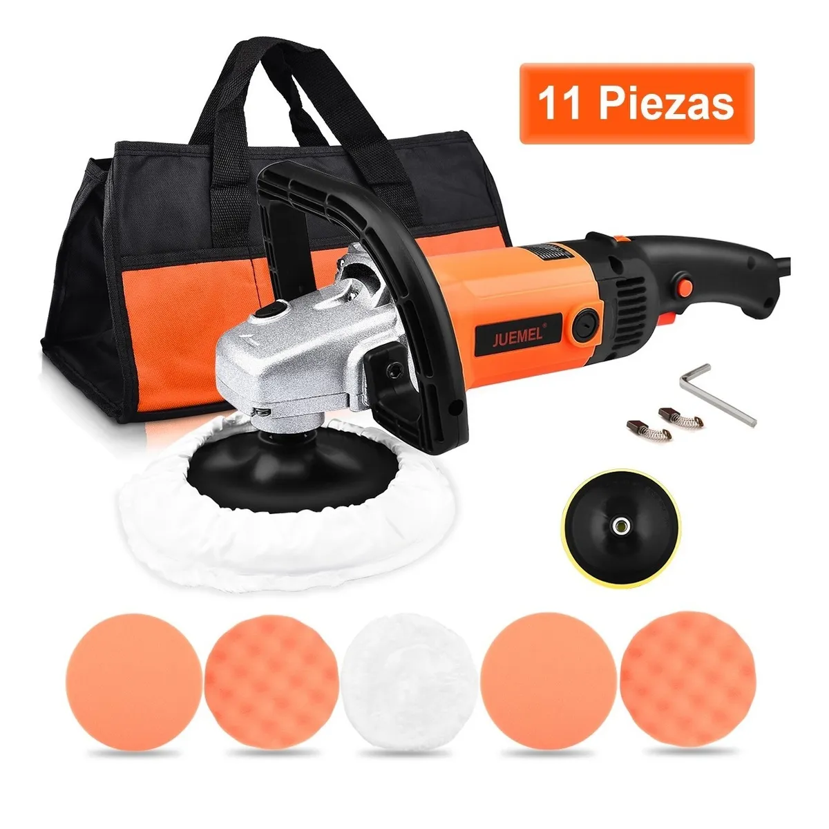 Pulidora Para Autos Pulido Lijado Prof.7 180mm 1400w