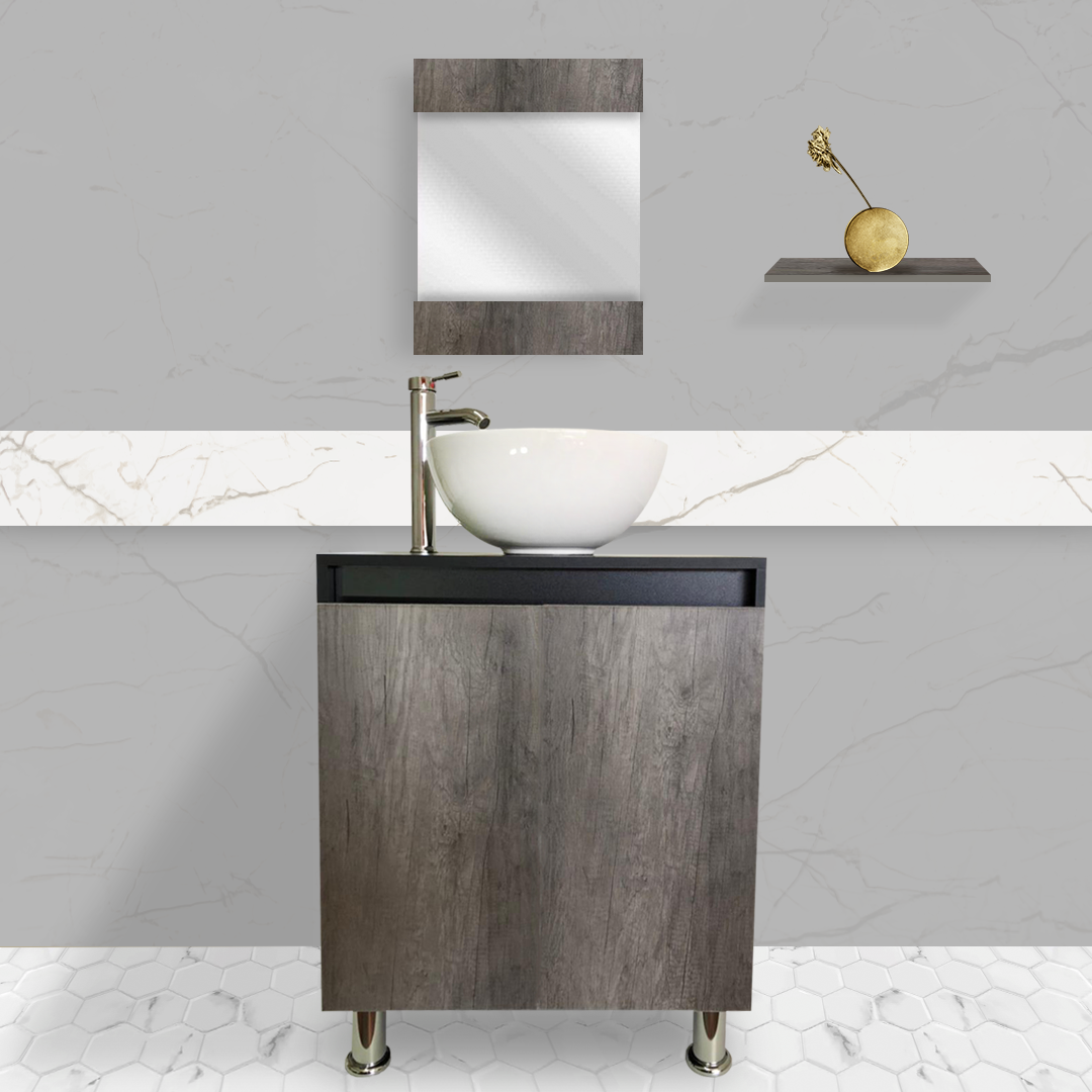 Mueble Gabinete para Lavamanos de Ovalin para Baño