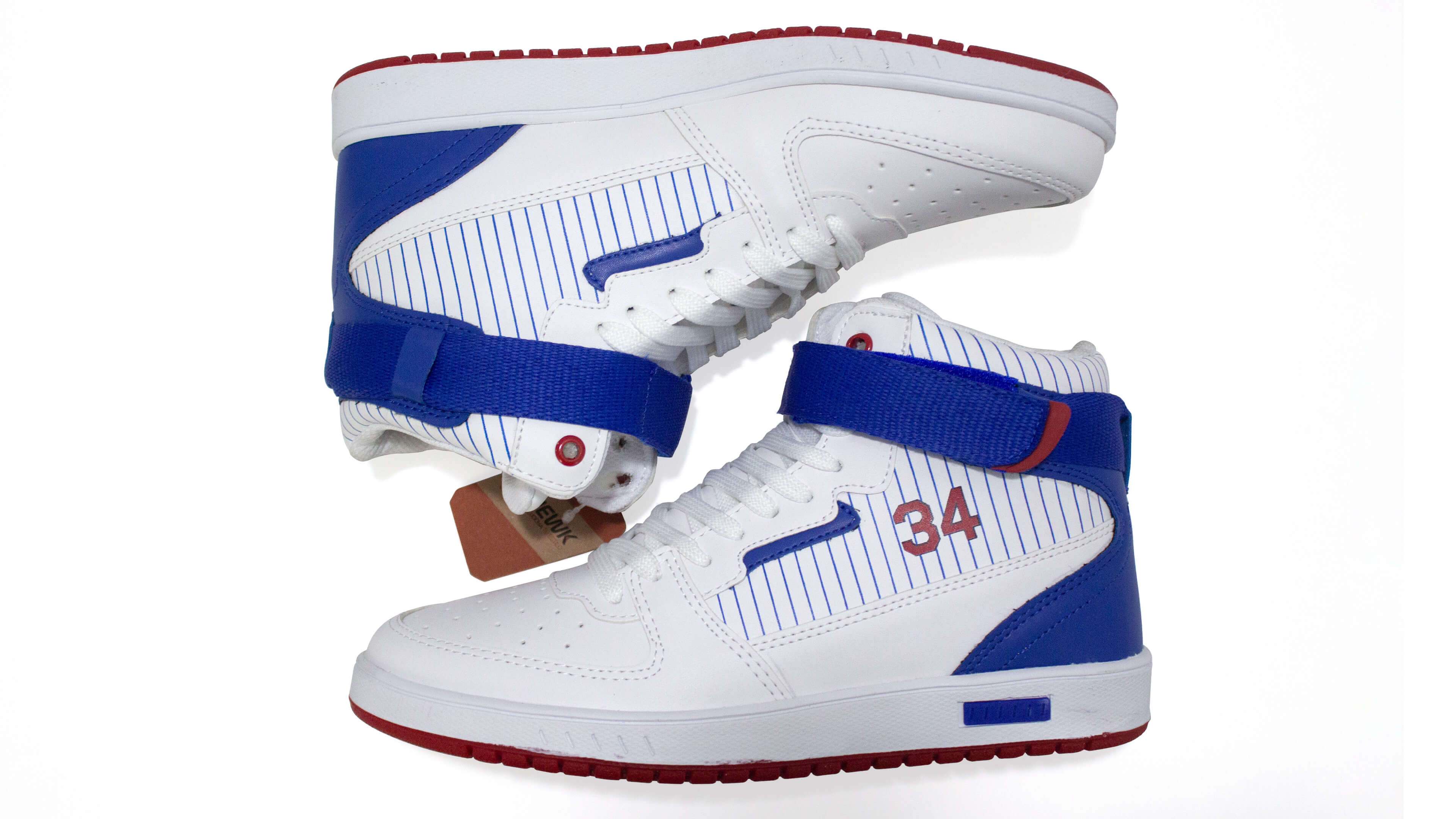 Tenis Newk Hombre Linea Jersey Color Blanco Azul Rey