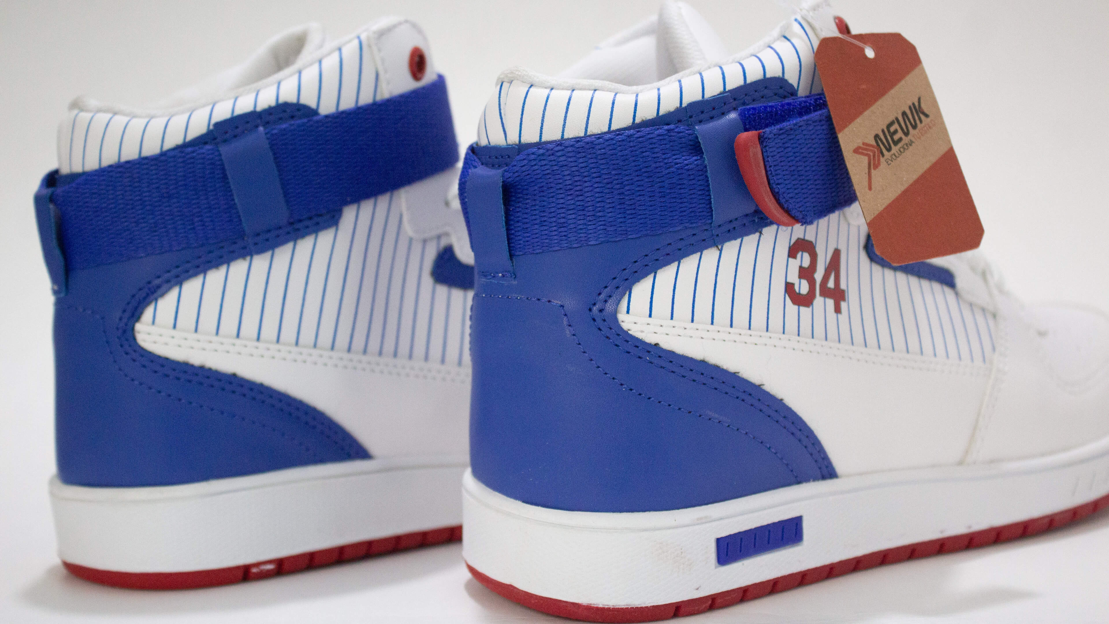 Tenis Newk Hombre Linea Jersey Color Blanco Azul Rey