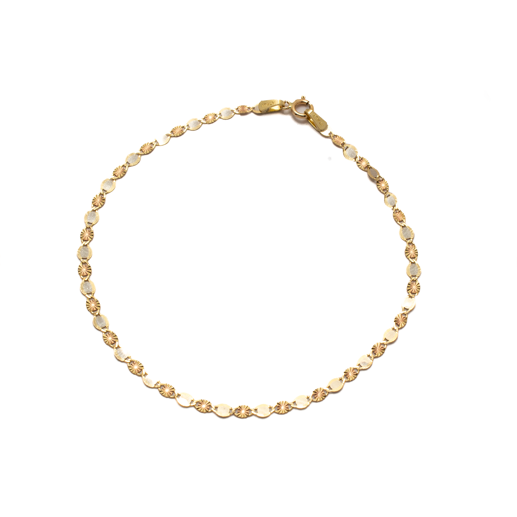 Pulsera 17.5 cm x 2 mm Florentino Oro 14 Kilates.