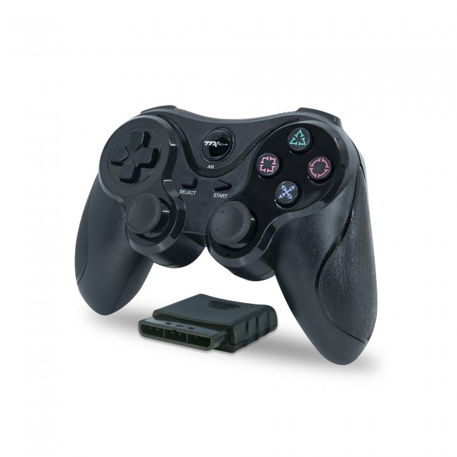 Control Inalambrico Wireless para PS2 Playstation 2 TTX TECH Negro