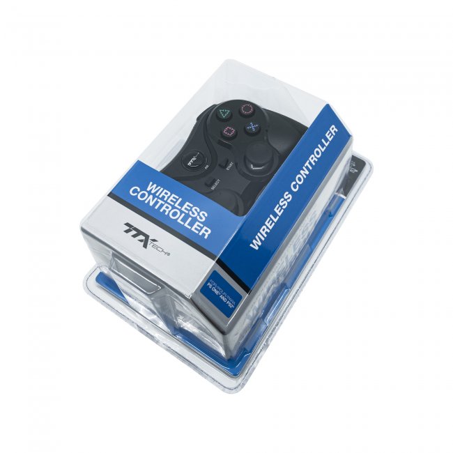 Control Inalambrico Wireless para PS2 Playstation 2 TTX TECH Negro