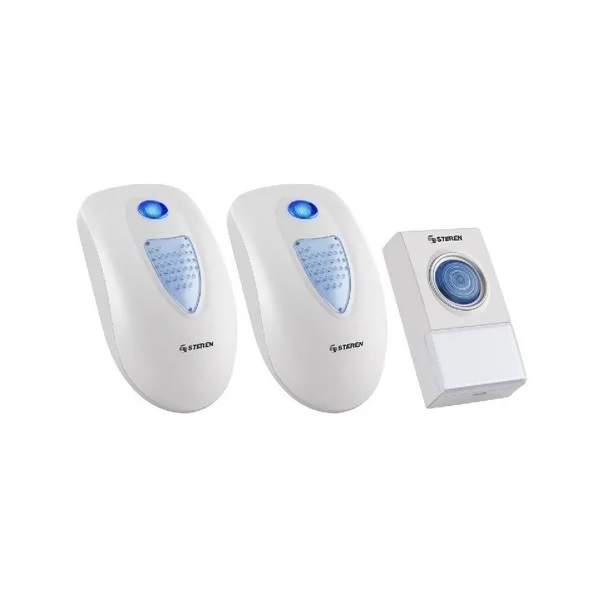 Timbre Inalámbrico Digital 2 Campanas 38 Tonos Steren