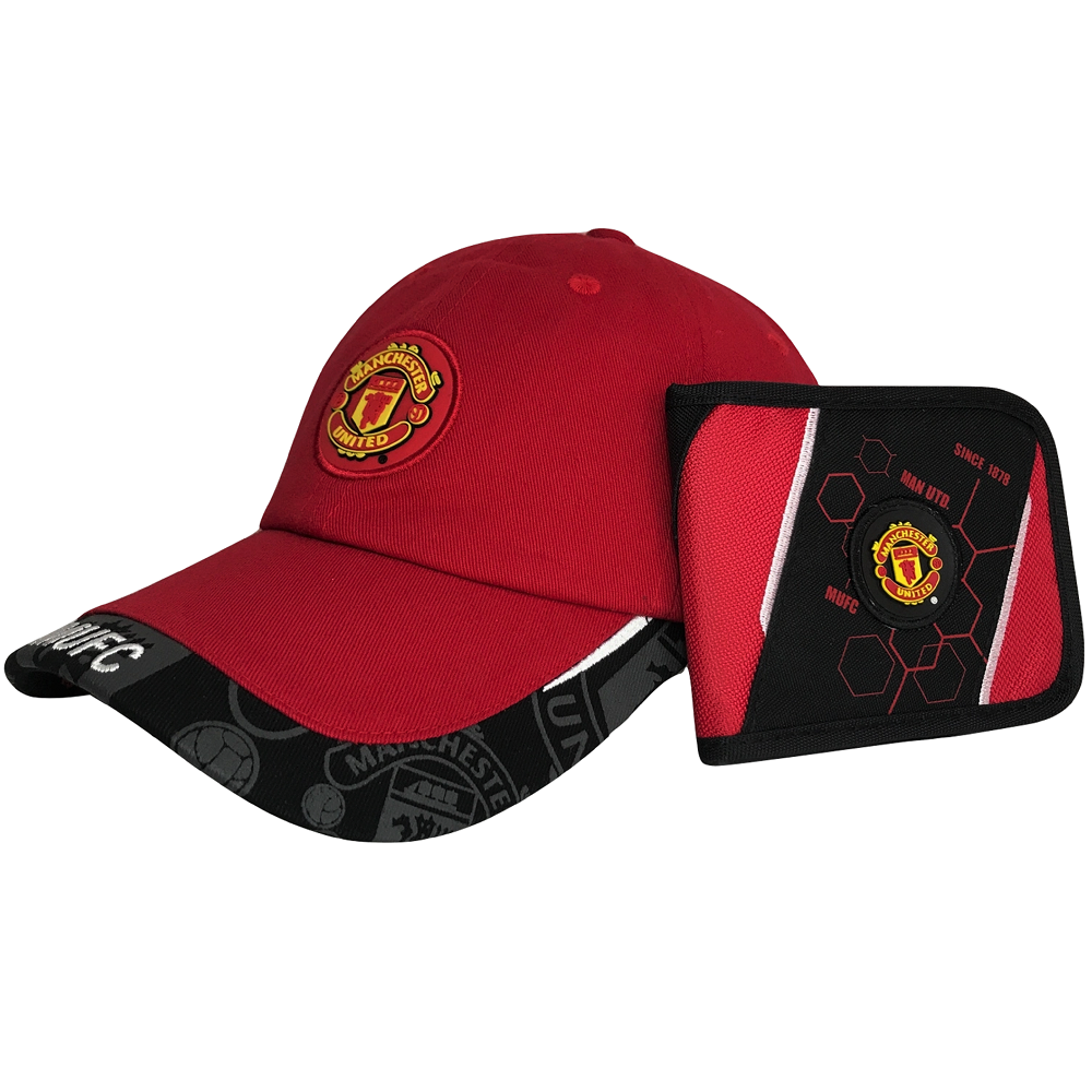 Gorra Original Manchester United Con Cartera De Regalo 