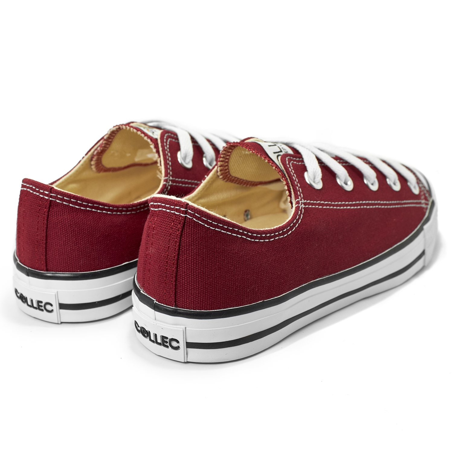 Tenis tipo converse hombre rojos de lona choclo agujetas