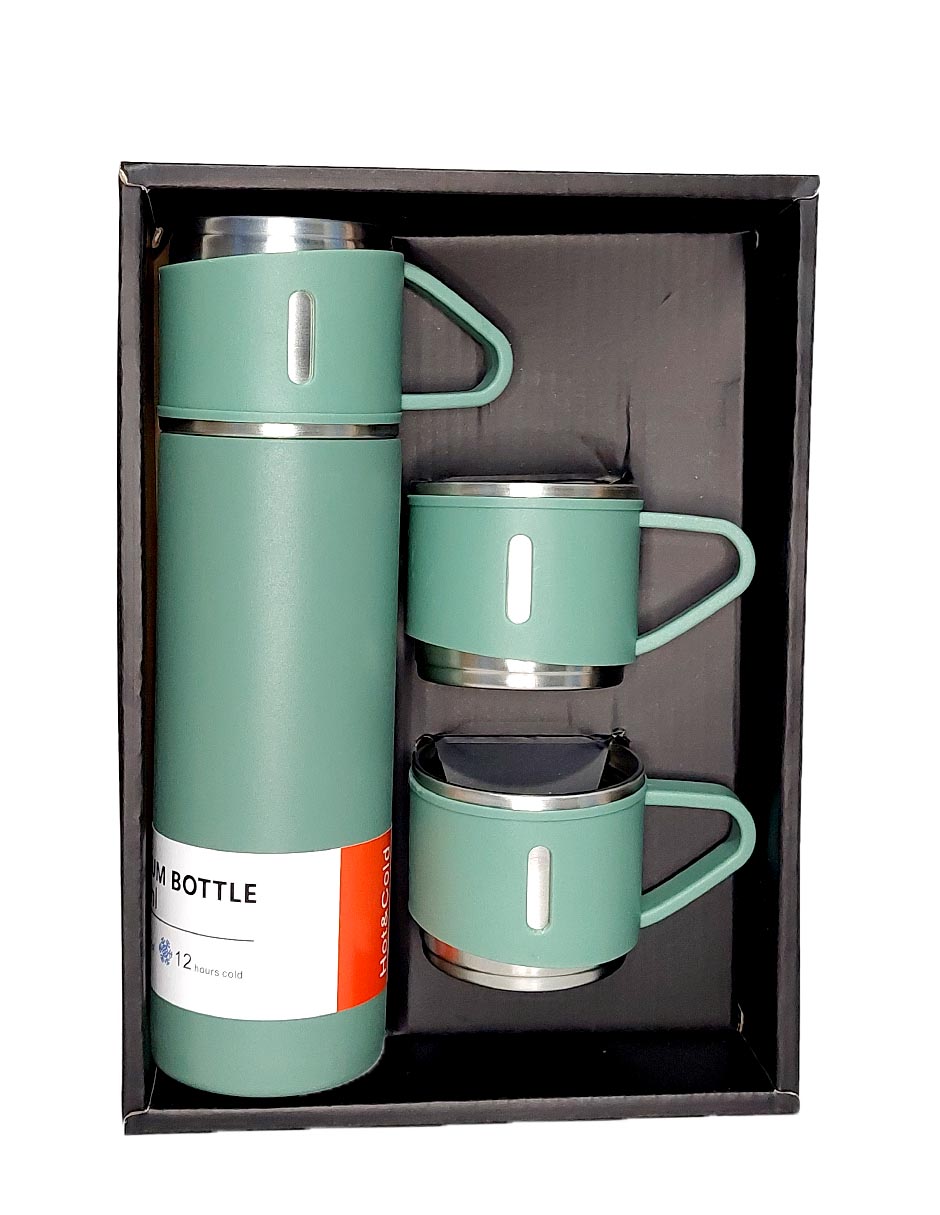 Termo Termico Con Juego De Tazas