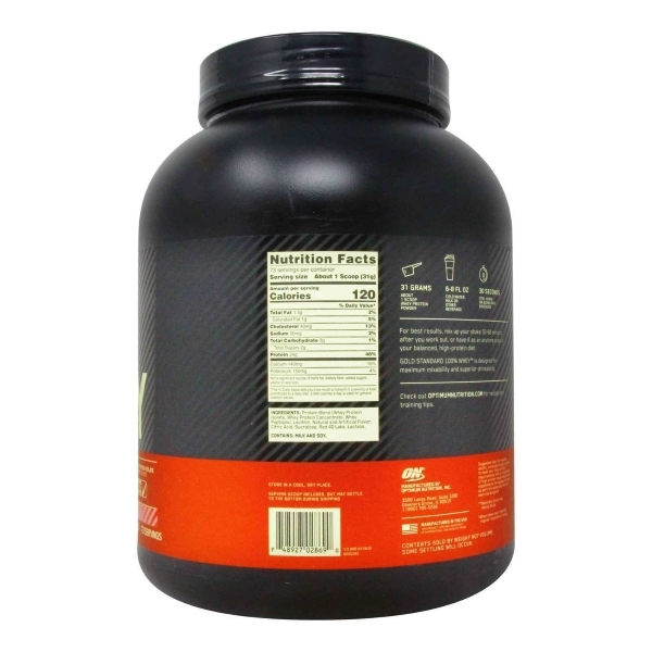 Proteina Whey Gold Standard 100% sabor chocolate 5 lb