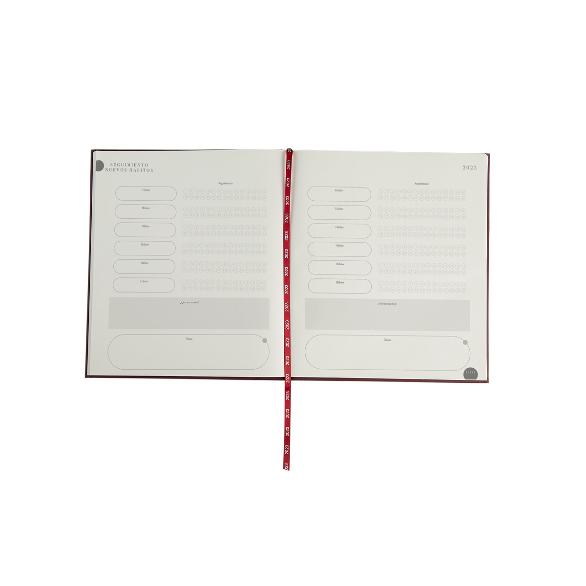 Agenda Ejecutiva Clasica 2023 de escritorio en color Azul marino