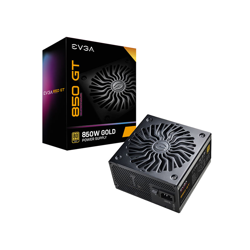Fuente EVGA 850W GT SUPERNOVA ECO MODE 80 PLUS GOLD MODULAR 220-GT-0850-Y1.