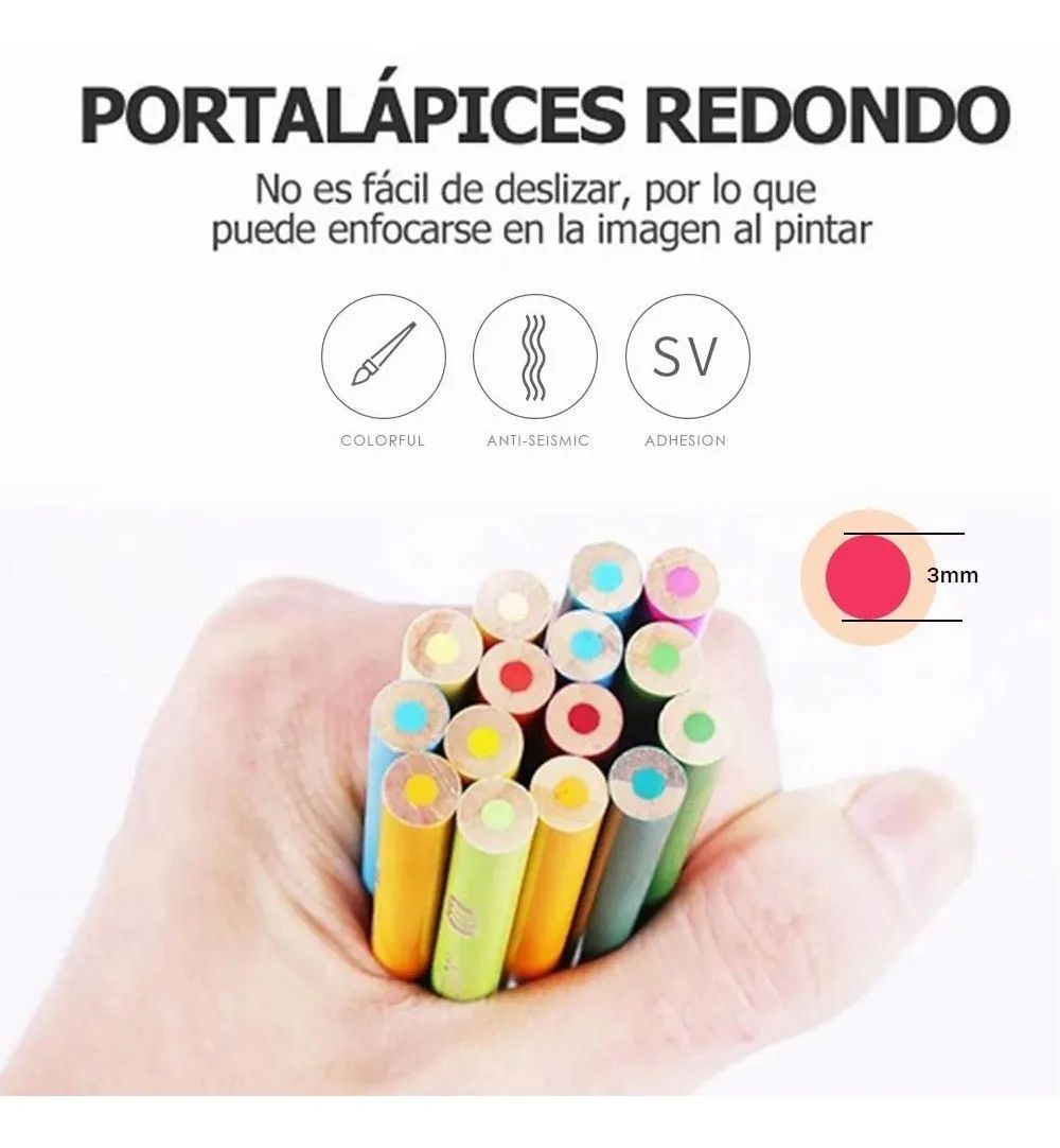 Lápices De Colores de madera Para dibujo Y arte 48 surtidos escolares