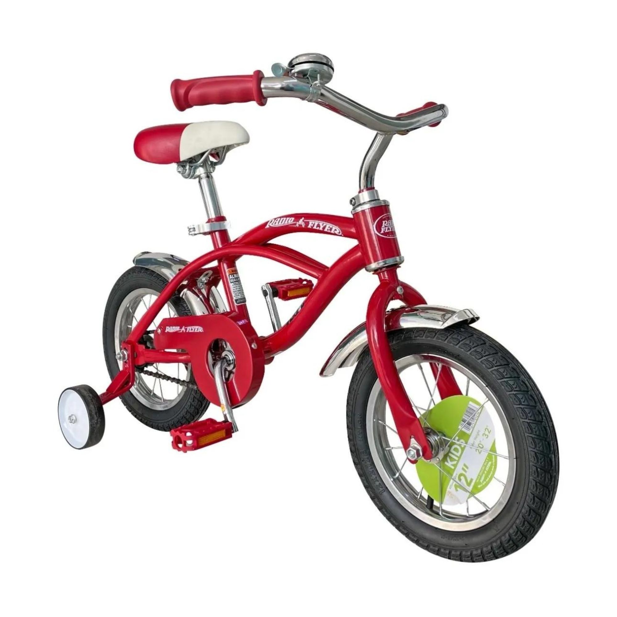 Bicicleta R12 Infantil Con Ruedas De Apoyo Radio Flyer Monk