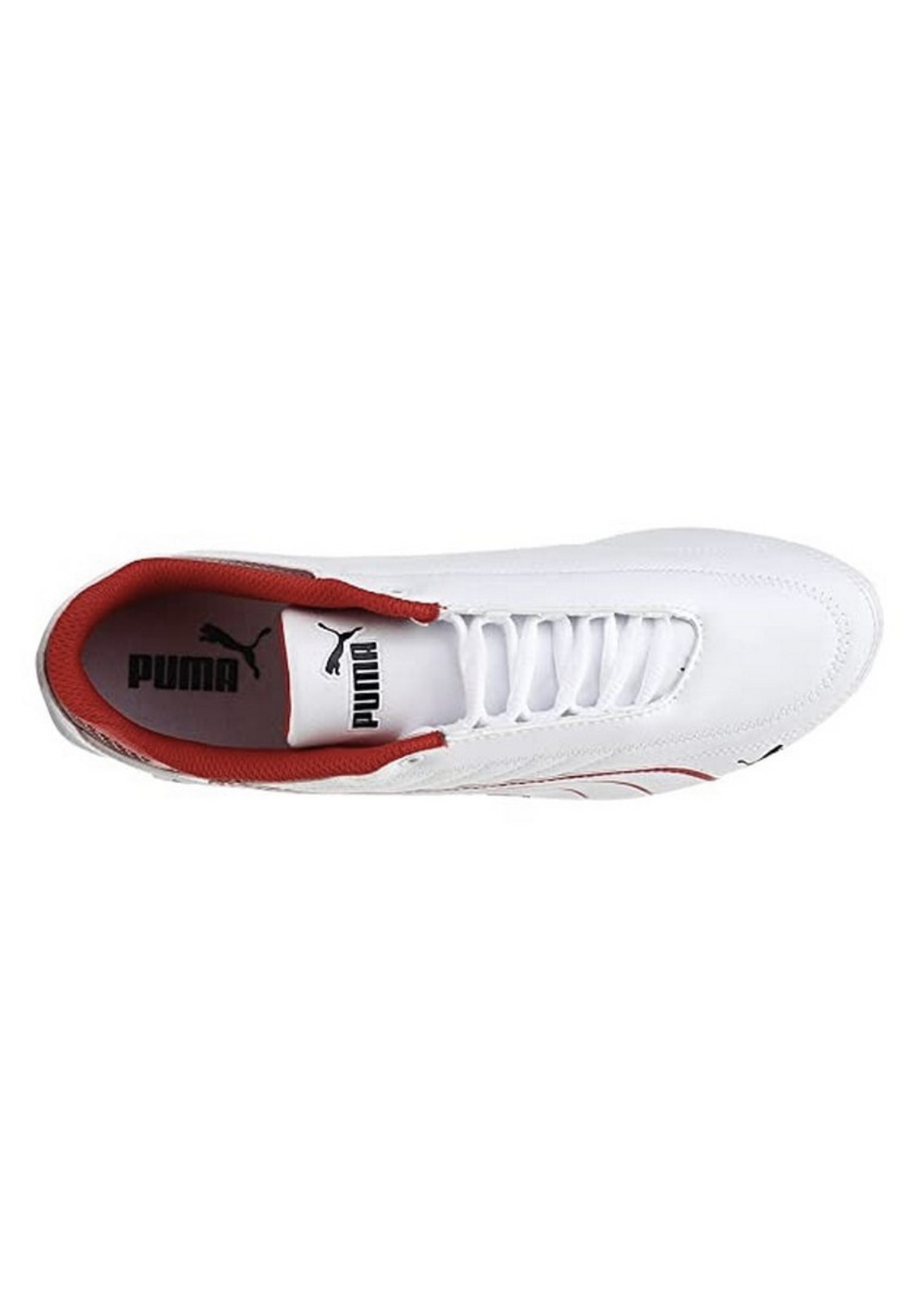 TENIS PUMA FERRARI RACE FUTURE KART CAT BLANCO CON ROJO (306586-02)
