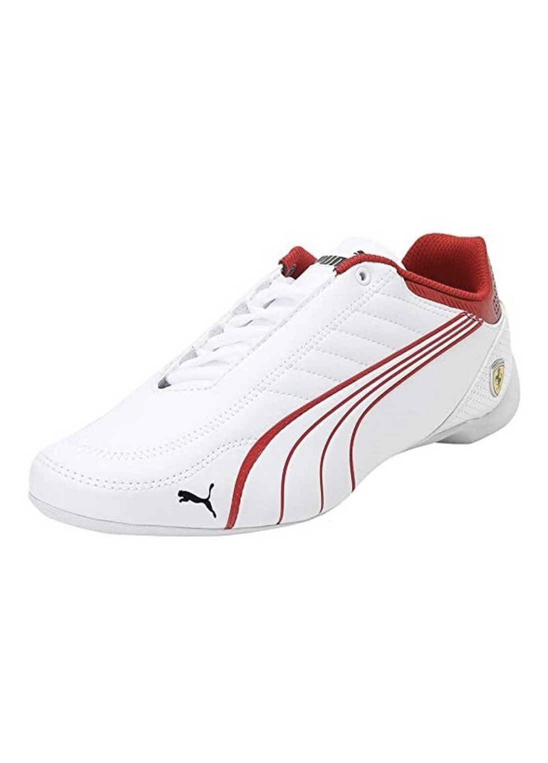 TENIS PUMA FERRARI RACE FUTURE KART CAT BLANCO CON ROJO (306586-02)