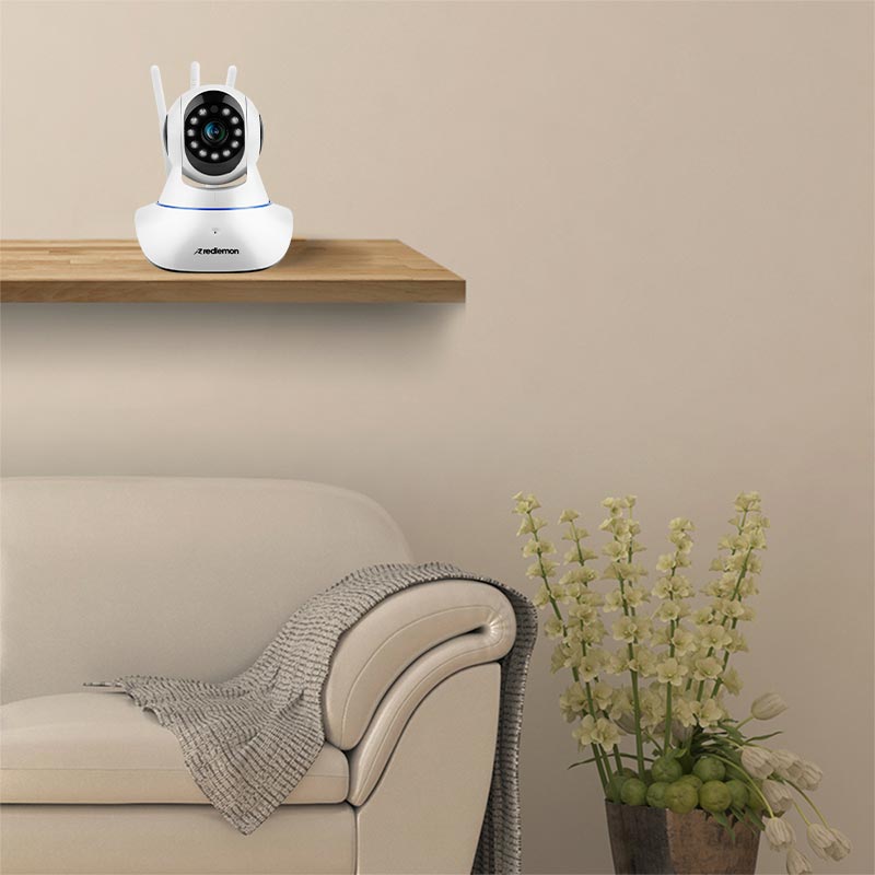 Cámara de Seguridad WiFi HD 360 para Interiores Redlemon