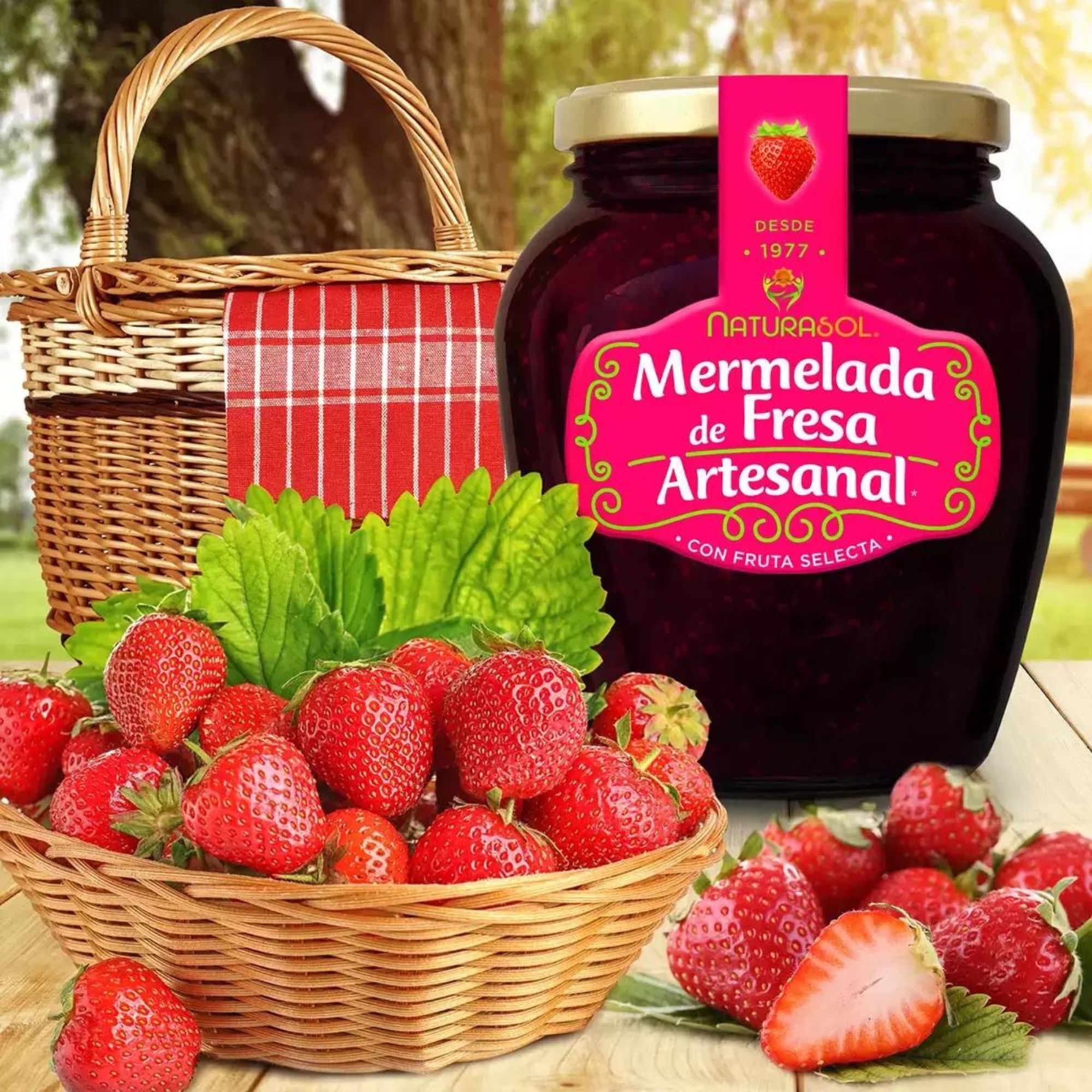 Mermelada de Fresa Artesanal Naturasol 870g