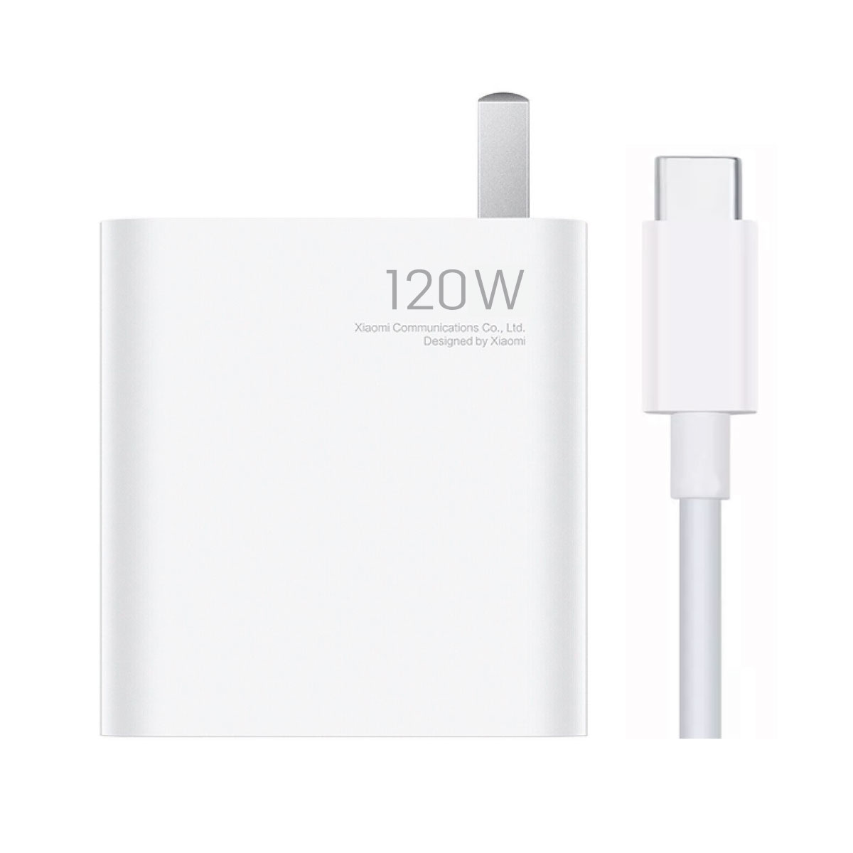 Cargador Carga Rápida 120W + Cable USB-C Xiaomi