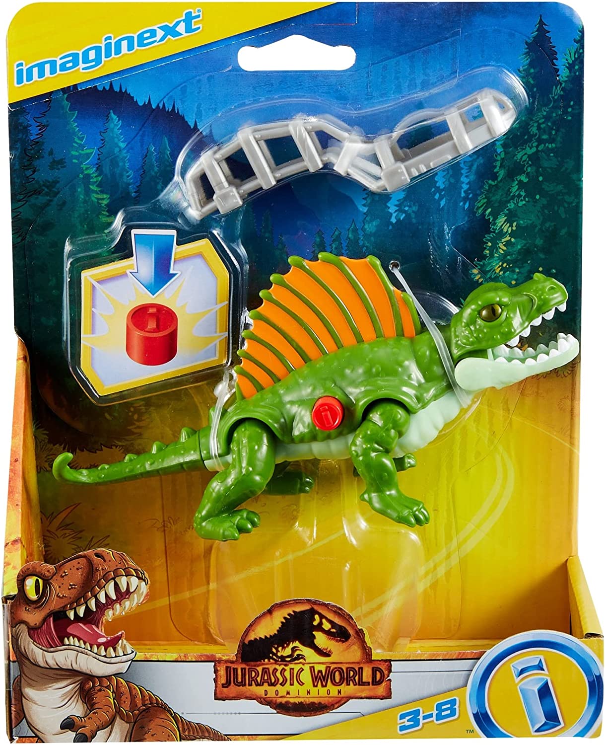 Imaginext Jurassic World Dinosaurio DIMETRODON