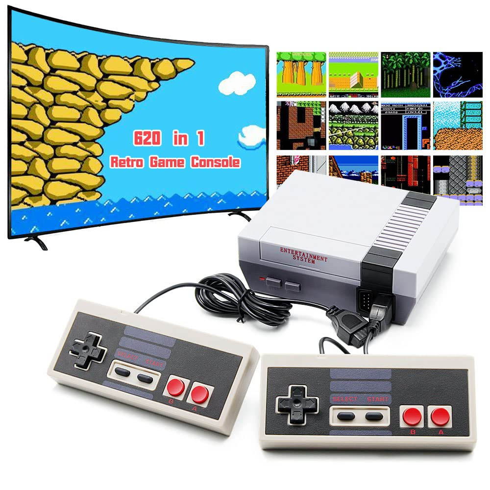 Mini Consola Retro Tipo Clásica 620 Videojuegos