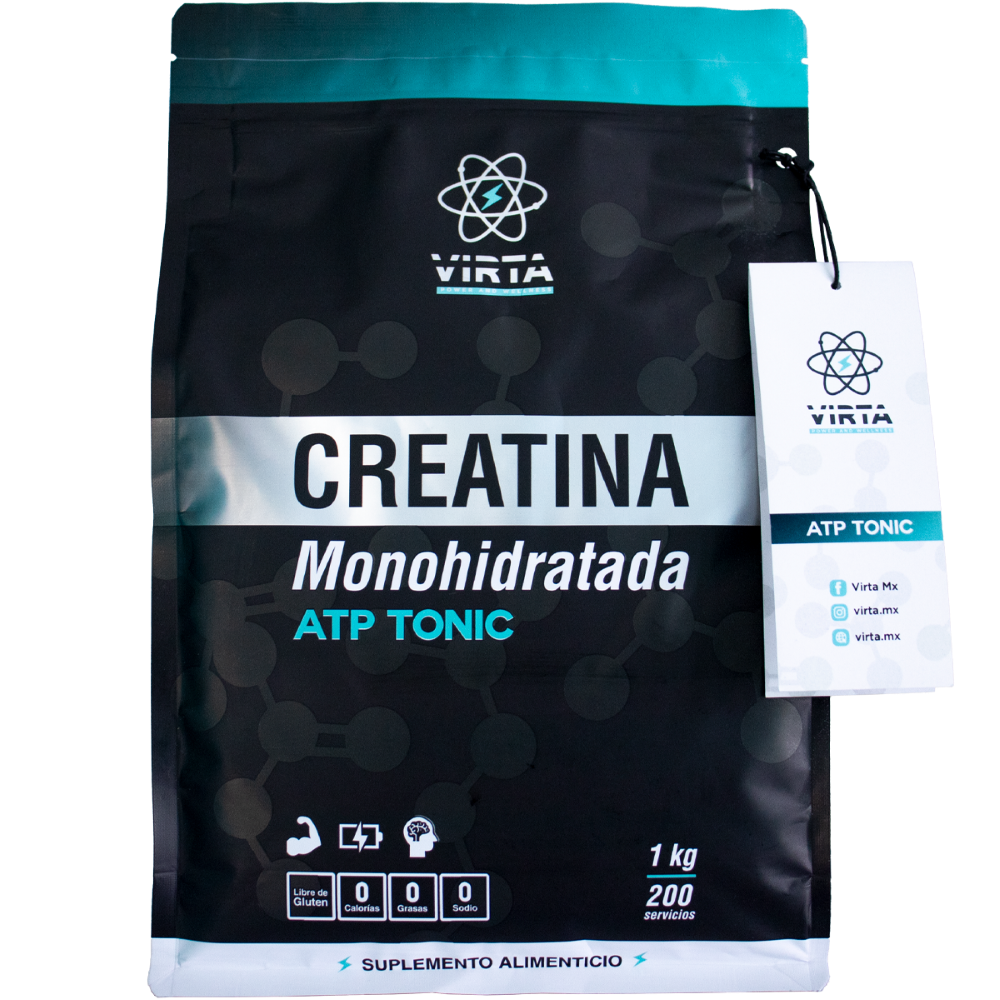 Creatina Monohidratada Virta ATP TONIC 200 Serv 1kg