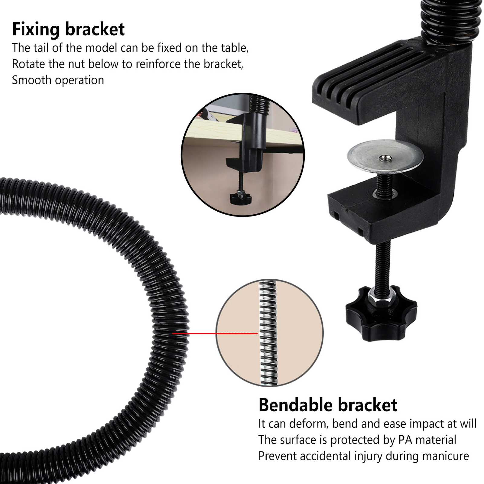 Mano Articulada Para Practica De Uñas Flexible Manicure