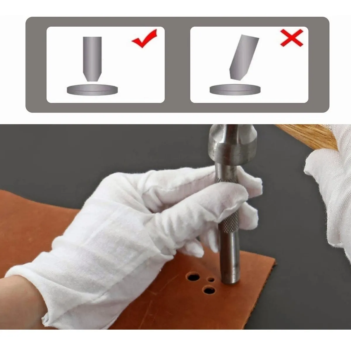 Juego De Sacabocados De Golpe Con 10 Medidas Diferentes