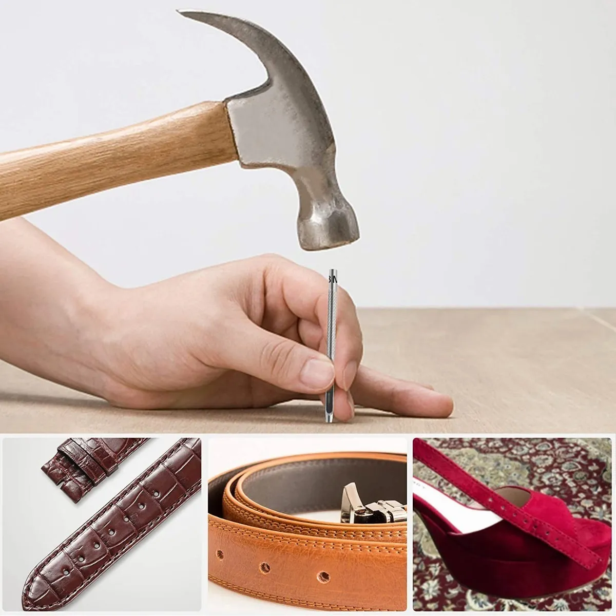 Juego De Sacabocados De Golpe Con 10 Medidas Diferentes