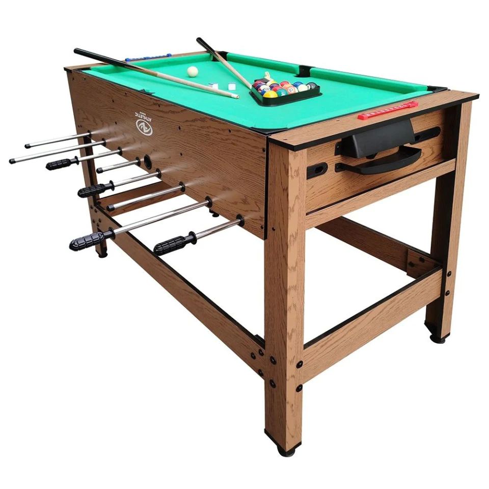 Mesa Multi juegos 2 en 1 Futbolito y Billar  48" 