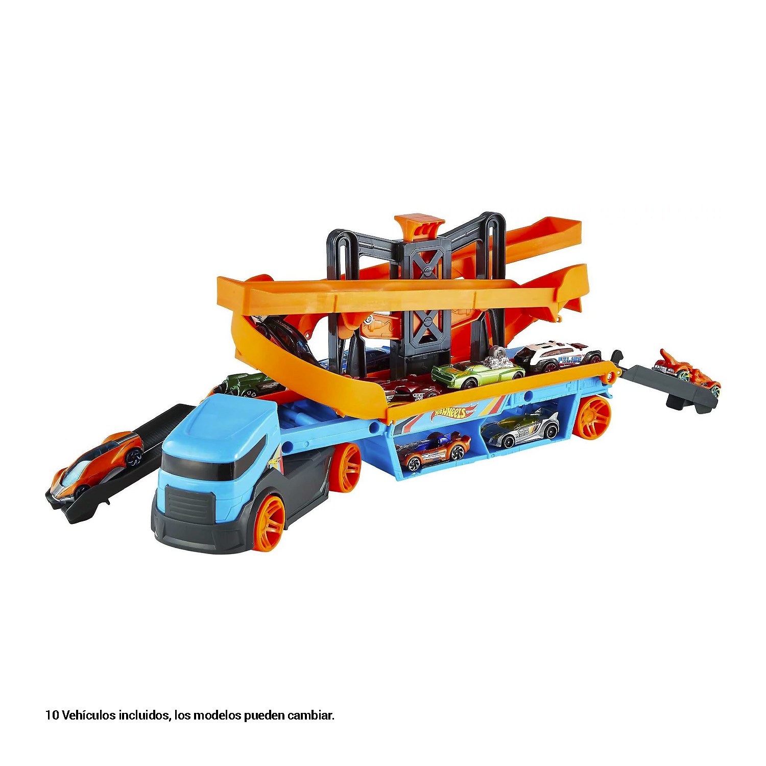 Hot Wheels Megacamión Lanzador de Altura