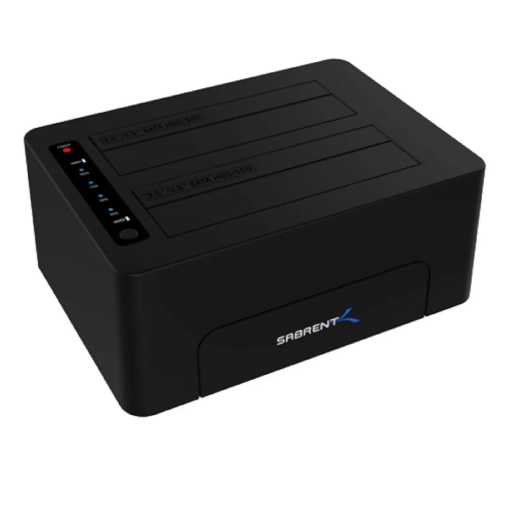 Docking 2 Bahías Clonador 3.0 SABRENT EC-DSK2 SATA 2.5" /3.5"