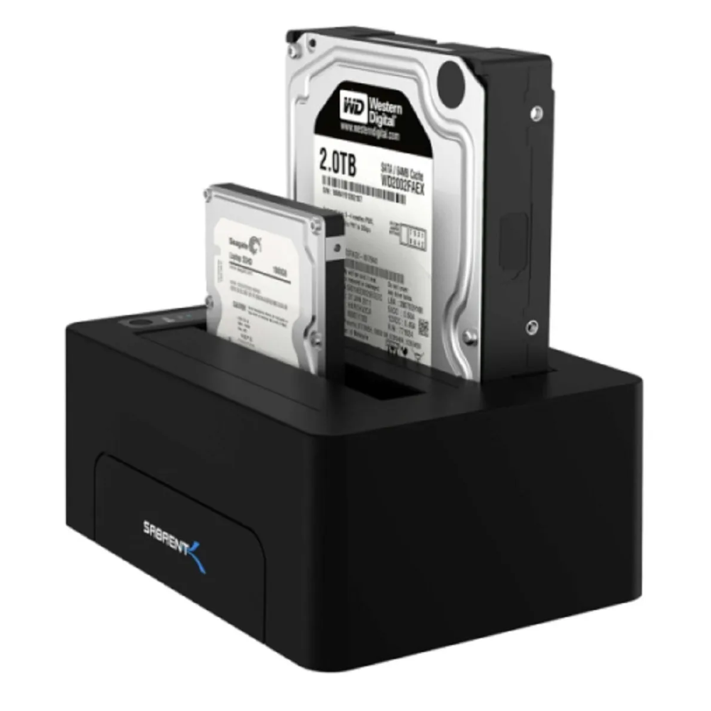 Docking 2 Bahías Clonador 3.0 SABRENT EC-DSK2 SATA 2.5" /3.5"